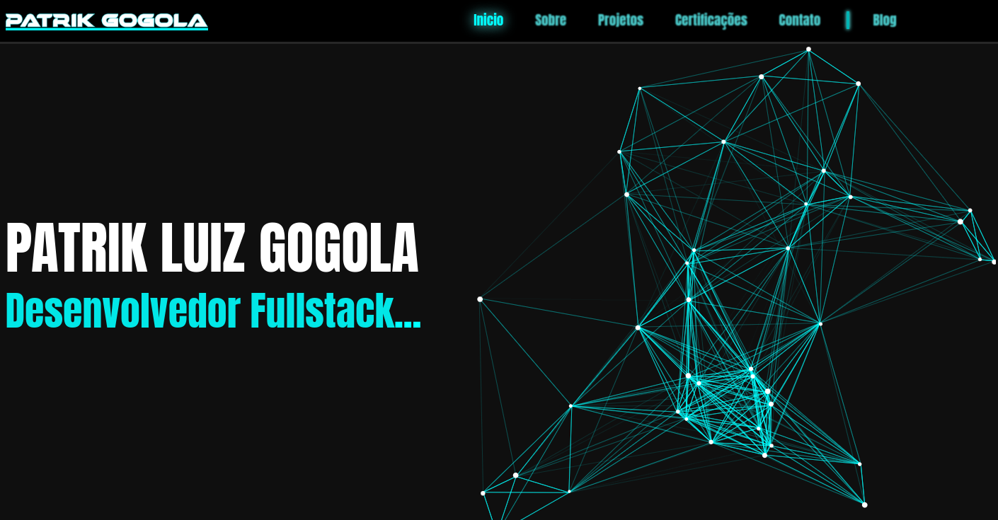 Imagem capa inicial portfolio